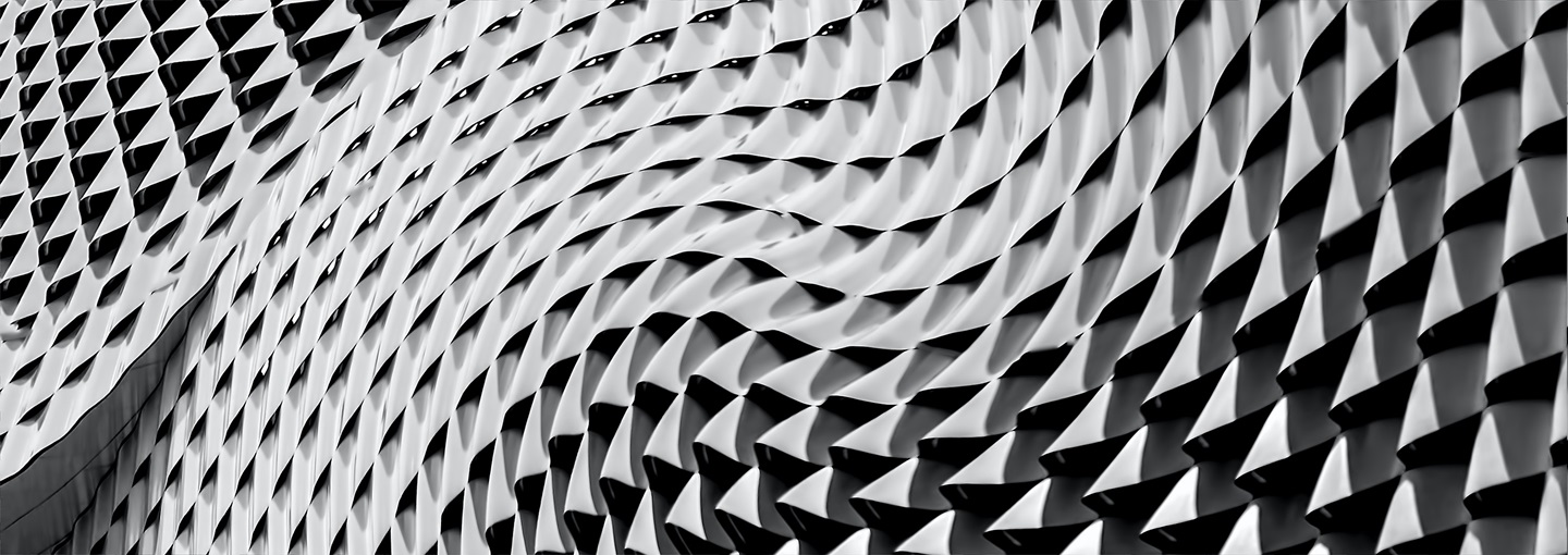a black and white geometric pattern