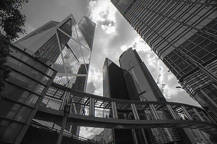 HK Central grayscale
