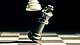 black and white chess board with pieces
